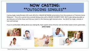 Casting Single Guys in Los Angeles for New Comedy Dating Show