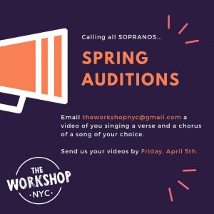Singers in NYC for Singing Group “The Workshop”