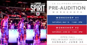 Read more about the article Auditions in Los Angeles for L.A. Clippers Spirit Dance Team