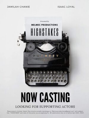 Casting Actors in Baltimore for TV Pilot “High Stakes”