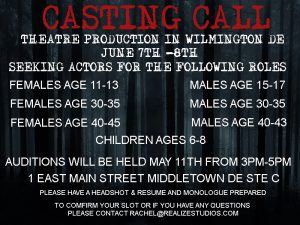 Read more about the article Theater Auditions in Middletown, Delaware