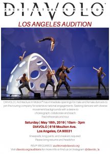 Read more about the article Touring Dance Company Auditions in Los Angeles