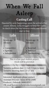 Read more about the article Film Students Casting Actors in Singapore