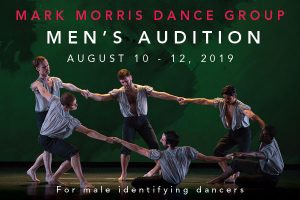 Auditions in Brooklyn New York for Male Dancers