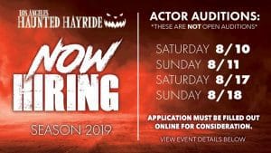 Read more about the article Auditions in Los Angeles for Scare Actors for The Haunted Hayride