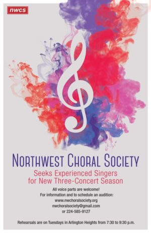 Northwest Choral Society Holding Auditions in Chicago
