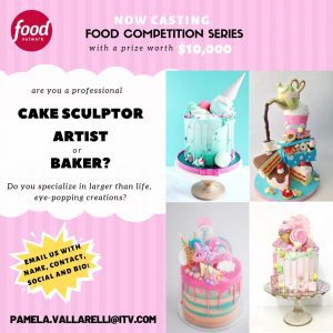 Read more about the article Casting Bakers and Cake Artists for Food Network Show
