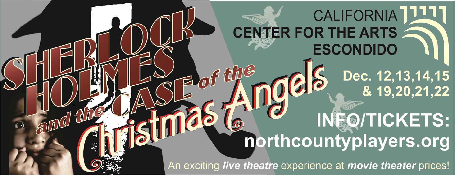 Read more about the article San Diego Theater Auditions for “Sherlock Holmes and the Case of the Christmas Angels”
