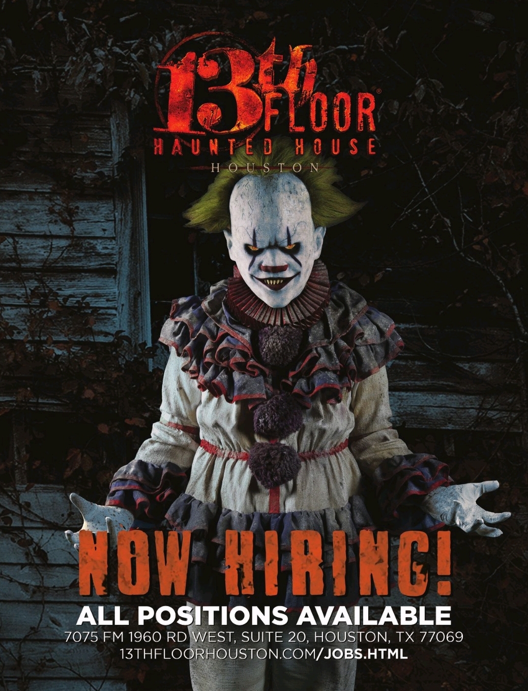 Auditions In Houston For Scare Actors 13th Floor Haunted House