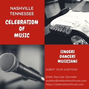 Singer Auditions in Nashville for Celebration of Music