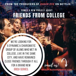 Nationwide Casting for College Friends