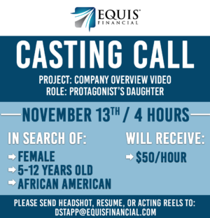 Casting Child Actress in Asheville, NC for Commercial Video Project