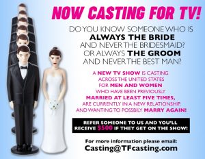 Casting Serial Brides, People That Are Always Getting Married