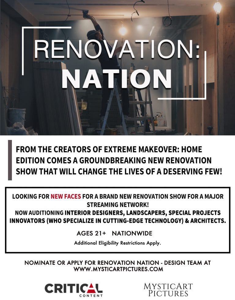 Renovation Nation Home Makeover Show Now Casting Homeowners in the ATL