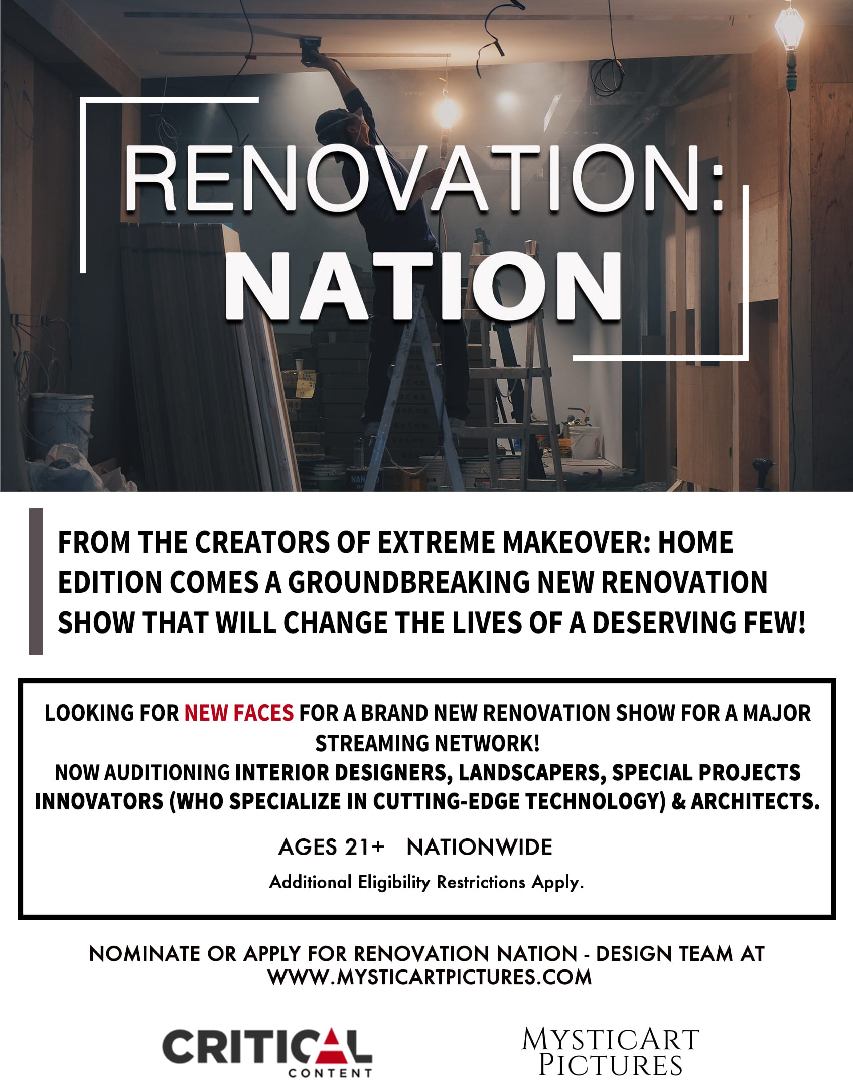 Renovation Nation Home Makeover Show Now Casting Homeowners in the ATL