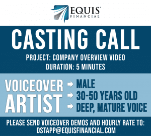 Casting Voice Actor in Asheville, NC for Company Video