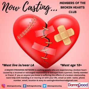 Read more about the article Casting People With A Broken Heart in Los Angeles