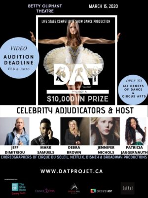 DANCER & CIRCUS Artists Audition Call in Ontario, Canada