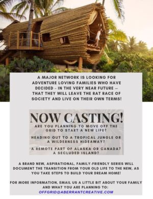 Nationwide Casting for Adventurous Families