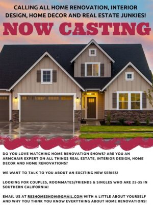 Casting New Home Decor & Home Renovation Show in Los Angeles