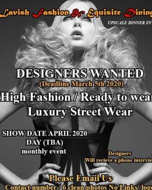 Casting Fashion Designers in NYC