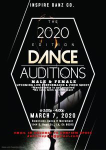 Read more about the article Dance Auditions in Los Angeles for Inspire Danz Co