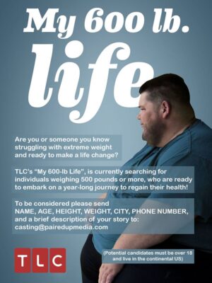Casting Call for TLC’s My 600 LB. Life