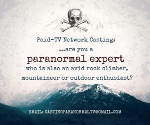 Read more about the article Casting Paranormal Experts Who Are Also Outdoor Enthusiasts