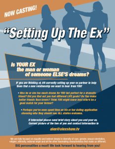 Read more about the article Reality Show Casting People Obsessed With Setting Up Their Ex