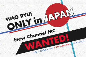 Casting You Tube Channel MC in Tokyo, Japan