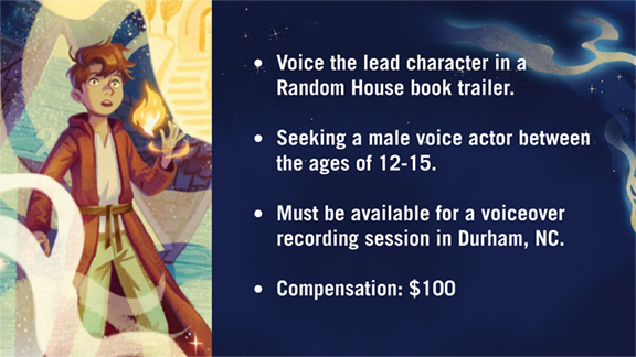 Read more about the article Voice Actor Auditions in Durham, North Carolina