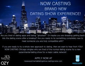 Read more about the article Casting Call for New Dating Show in Chicago Area