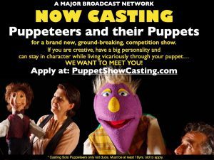 Read more about the article TV Producers are Casting Puppeteers for Competition Series