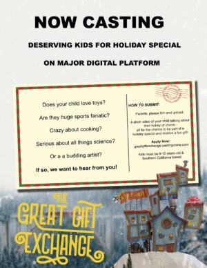 Casting Kids in L.A. For A Holiday Special