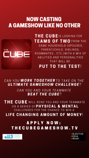 The Cube Gameshow Casting Teams of 2 in the US