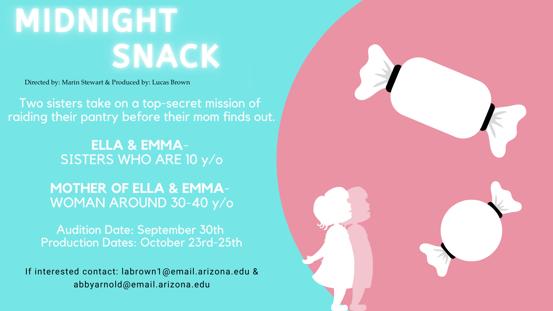 Read more about the article Auditions in Tucson, Arizona for Student Movie “Midnight Snack”