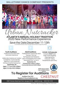 Read more about the article Auditions in Atlanta for Urban Nutcracker