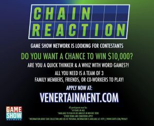 Read more about the article Game Show Network’s Chain Reaction Casting Teams in Los Angeles