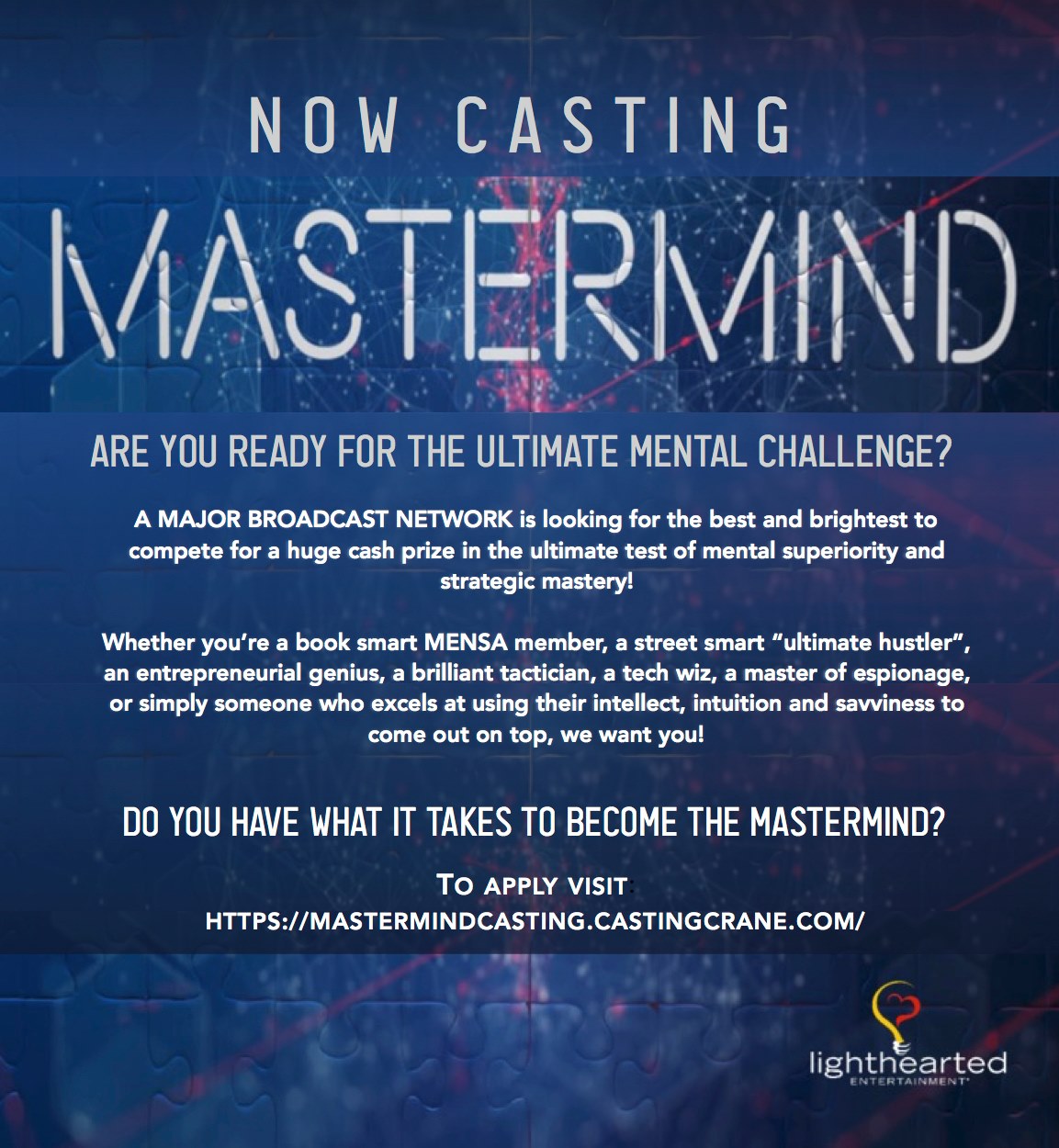 Read more about the article Casting People Who Are Street Smart, Tech Smart or Book Smart for Mastermind