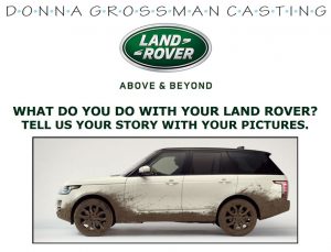 Read more about the article Casting People Who Drive Land Rovers for Land Rover Promo