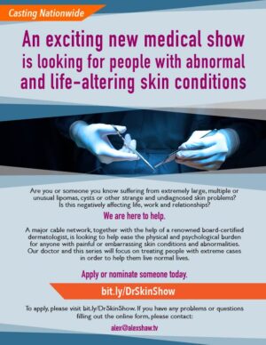 Nationwide Call for New Dermatology Reality Show