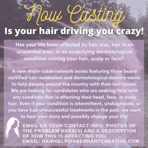 Read more about the article Casting People With Thinning Hair for Hair Restoration Show (US and Canada)