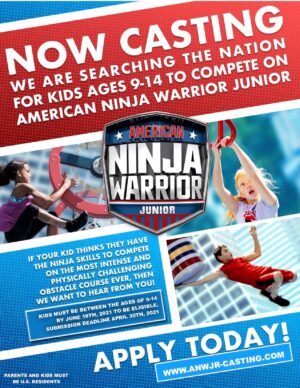 Kids Auditions for American Ninja Warrior Junior