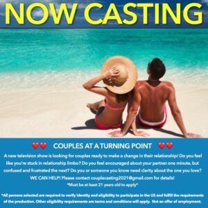 Casting Couples at a Crossroads for Couples Reality Show