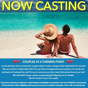 Read more about the article Casting Couples at a Crossroads for Couples Reality Show