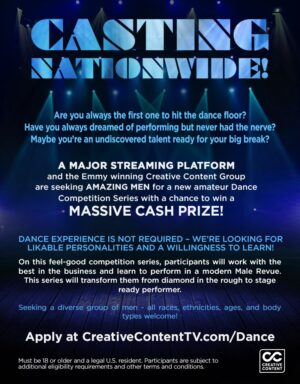Casting Amazing Male Dancers for New Amateur Dance Competition Show