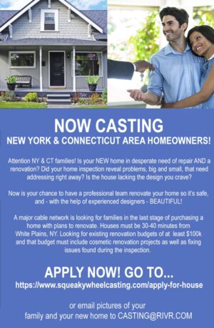 Casting Call for People Who Have Recently Bought A Home in The White Plains, NY Area