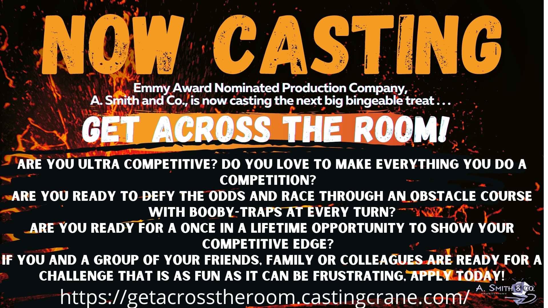 Read more about the article Casting Call in Los Angeles Area for Teams to “Get Across The Room”