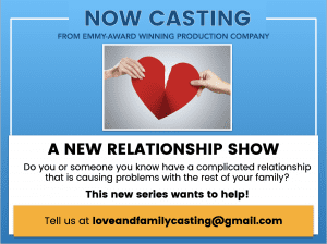 Read more about the article Casting in Los Angeles for Reality Show, Looking for People With Complicated Exes
