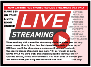Read more about the article Live Streaming Platform Casting Performers Nationwide